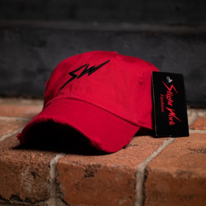 Red X Black Distressed